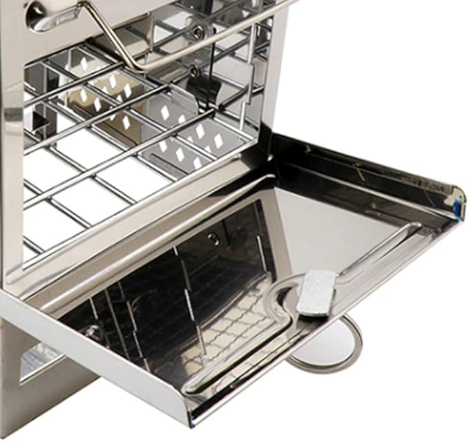 IRYZE Portable Charcoal Grill Portable Folding Outdoor Burning Stainless Steel BBQ Grill Barbeque Charcoal Grill BBQ Grill for Outdoor
