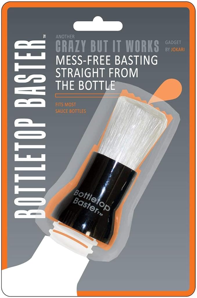 Jokari Bottletop Baster Kitchen Tool, 4.8 x 2.7 x 1.9 inches, Black