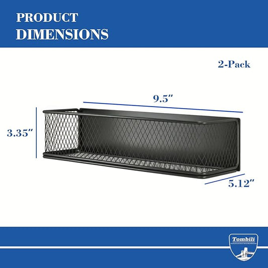 2-Pack Magnetic Storage Bins Fits for Traeger Grills – Compatible with Ironwood 885/650, Pro Series 22/34/575/780, Pit Boss & Z Grills – Outdoor Smoker Accessory Caddy