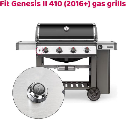 Uniflasy 66355 4-Outlet Grill Igniter Compatible with Weber Genesis II | Push-button kit for 410/210 models 2017+, fits E-410, SE-410, LX410 & E-210