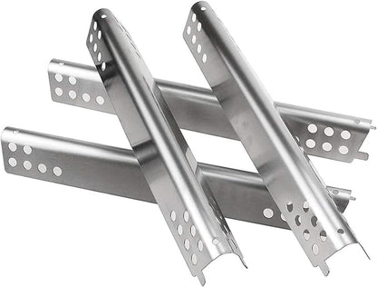 Utheer Grill Replacement Parts for Charbroil Advantage Series 4 Burner 463344015 463343015 463240015 463432215 Gas Grills, 3 Burner 463436815, Grill Burner Heat Plate Shield Adjustable Crossover Tube
