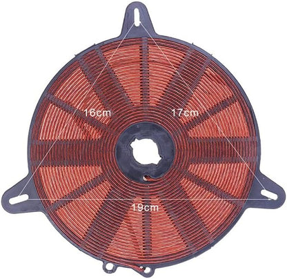 Induction Cooker Coil Cooking Component Heating 1500-2000W Universal Panel Copper Plated Coils Safe Professional Kitchen Part