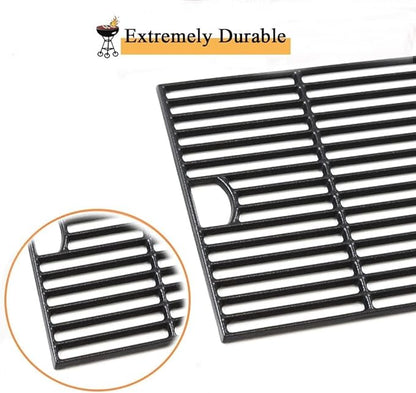 17 Inch Cast Iron Grill Grates for Nexgrill 6 Burner 720-0896 720-0896B 720-0896X, 17" Grill Grates for Nexgrill Deluxe 6 Burner Grill Replacement Parts 720-0896E 720-0898 720-0896C 720-0896CP