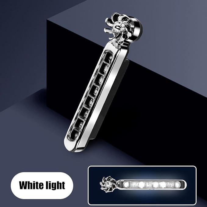 Led Lights for Car Waterproof Decorative Adjustable | 2 Pieces Wind Powered LED Vehicle Daytime Lights for Trucks SUV Motorcycle Bike Auto Travel Road Trips Camping Outdoor