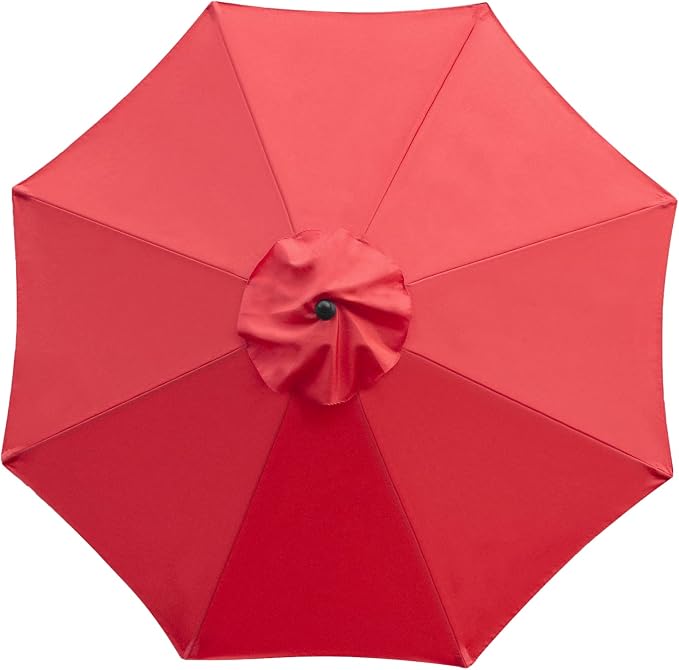 Sunnyglade 9ft Patio Umbrella Replacement Canopy Market Umbrella Top Outdoor Umbrella Canopy with 8 Ribs