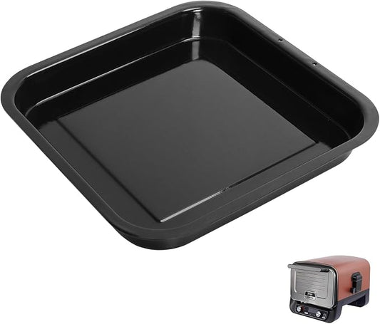 Outspark Porcelain Steel Pan for Ninja Woodfire OO101 Series 8-in-1 Outdoor Pizza Oven, Non-Stick Griddle Plate for Ninja Foodi Digital Air Fry Oven, OO100 SER Accessories,12" x 12"