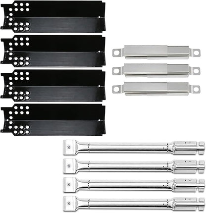 Hisencn Repair Kit Replacement for Charbroil Parts 463773717, 463672717, Grill Burner, Heat Plate Deflector, Crossover Tubes for Char-Broil Classic 280 2-Burner, 360 3-Burner, 405 4-Burner Gas Grills