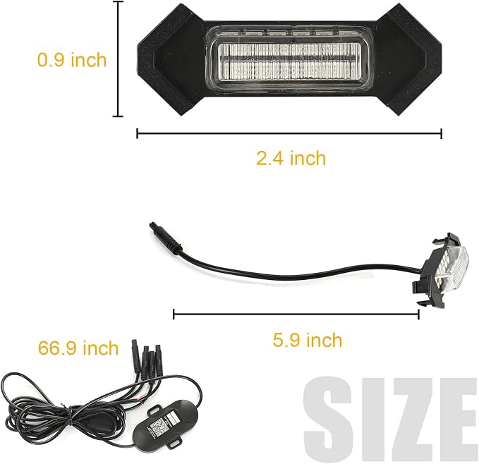 RGB Grill Led Lights 4 PCS for Toyota Tacoma 2016-2023 TRD PRO OEM Only | Pack of 4 Front Grille LED Light Clear Lens with Instruction and Fuse, APP/Remote Control 20 Custom Colors