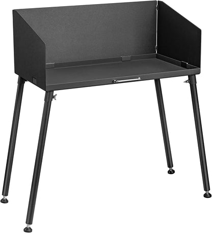 Stanbroil 30 Inch Camp Cooking Table with Foldable Three-Sided Windscreen | Perfect for Dutch Oven Cooking with Charcoal Briquettes and Food Preparation, Indoor and Outdoor Use