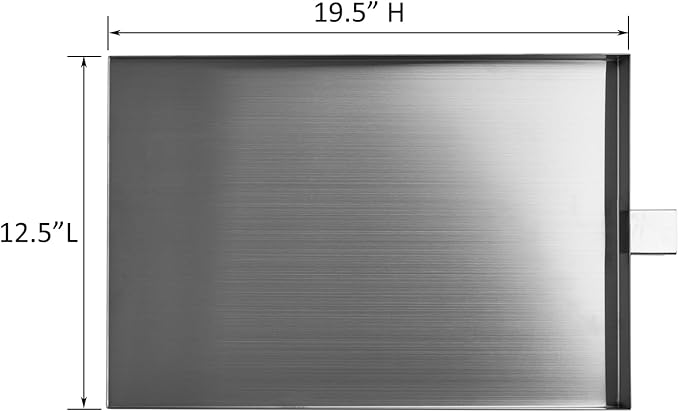 SUB025 Drip Tray Replacement for Traeger Grill Parts TFB29PLB Traeger Tailgater 20 Drip Pan Bronson 20 Junior Elite 20 Pellet Grill Grease Tray TFB30KLF BBQ055 Fits Traeger Smoker BBQ Grill Parts