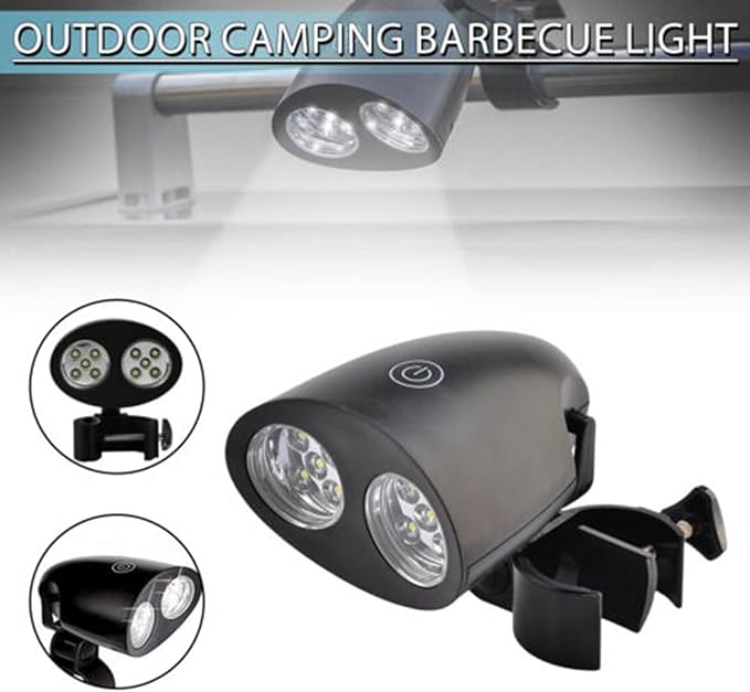 Grill Light,360 Degree Rotation Barbecue Clip Lamp | Grill LED Lights - for Camping Outdoor Cooking Work Mechanic Automotive Shop Truck ATV Fireplace