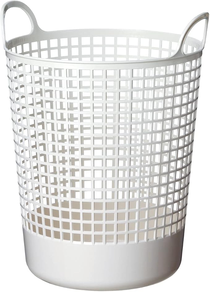 Like-it │SCB-10 │ Stylish and Versatile Basket. Sturdy Yet Flexible Texture. | Daily use Inside or Outside of The Home. Pool & Beach, Picnic, or Camping | 16.14" × 14.96" × 20.47" | White | 10.30 gal
