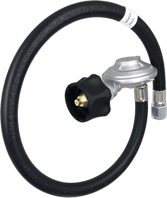 25IN for Weber Hose and Regulator Kit, for Weber Genesis/Spirit/Summit I/ll Grill Regulator Replacement,Includes 200/210/300/310/330, Silver/Gold Series, for Gas Grills Parts 7627 67069 69891