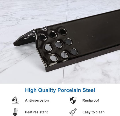 Uniflasy Heat Plates for Monument Grills 24367 35633 17842 77352 41847NG 77352MB Larger 4-Burner Propane Gas Grills, Porcelain Steel Replacement Parts Heat Tent Shield for Monument Grill, 4 Pack