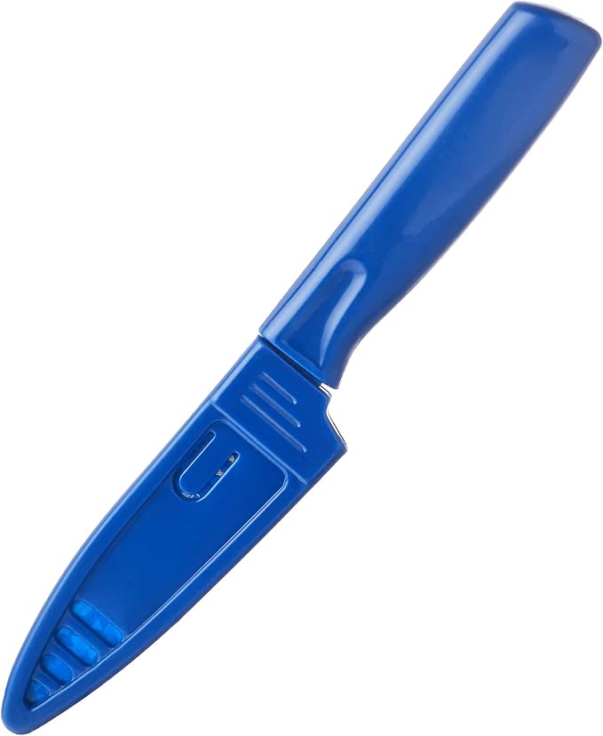 Mercer Culinary Non-Stick Paring Knife, 4 Inch, Blue
