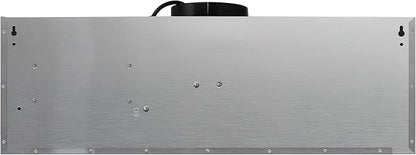 COSMO UC30 29.5 in. Ducted Under Cabinet Range Hood, Kitchen Over Stove Vent, 3-Speed Fan, Permanent Filters, LED Lights in Stainless Steel, 30 inch