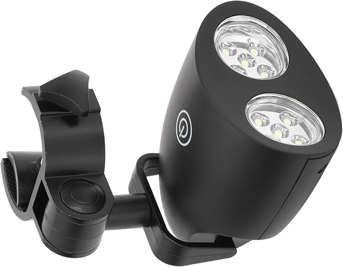 Barbecue Grill Light with 10 LED Lights, Wireless Camping Emergency Light for Gas Charcoal Electric Grill, Adjustable Clamp Touch Control 3 Brightness Modes