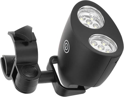 Barbecue Grill Light with 10 LED Lights, Wireless Camping Emergency Light for Gas Charcoal Electric Grill, Adjustable Clamp Touch Control 3 Brightness Modes