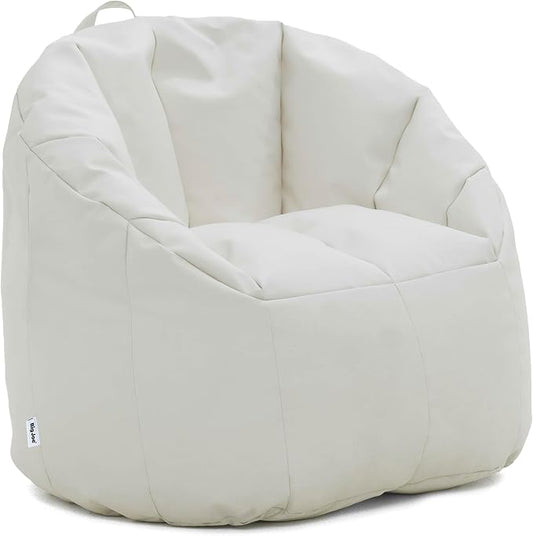Big Joe Milano Outdoor Beanbag Chair White Marine
