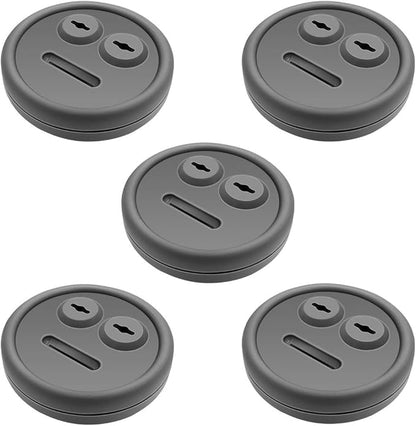 YAOAWE 5 Pack Meat Thermometer Probe Grommet for Grills, Compatible with Weber 85037 Smokey Mountain Cookers, and Other Grill DIY Probes Port, Replacement Accessories