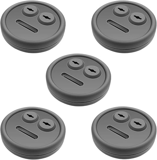 YAOAWE 5 Pack Meat Thermometer Probe Grommet for Grills, Compatible with Weber 85037 Smokey Mountain Cookers, and Other Grill DIY Probes Port, Replacement Accessories