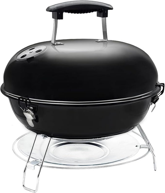 Portable Charcoal Grill with Removable Legs (14 Inch)