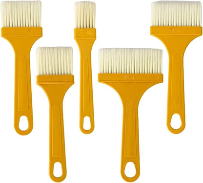 1 Pc Plastic Basting Pastry Brush Spread Oil Butter Sauce Marinades for BBQ Grill Baking Kitchen Cooking, Baste Pastries Cakes Meat Sausages Desserts, Outdoor Cooking Tools, Dishwasher Safe (E)