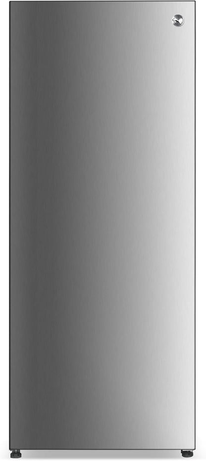 Commercial Cool 16.4 Cu. Ft. Convertible Freezer Refrigerator, Upright Fridge with Glass Shelves, Reversible Door, ENERGY STAR rated, Auto Defrost, CCUC1640GS, Stainless Look | Upright Fridge with Glass Shelves, Reversible Door, ENERGY STAR rated, Auto...