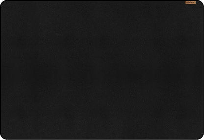 Matace 76x52 Fireproof Grease Mats for Under Outdoor Grill, Extra Large Double-Sided Fire Retardant Silicone Floor Mat for BBQ, Camping Stove, Fire Pit, Waterproof Patio & Deck Protector, Black