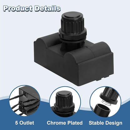 5-Outlets Grill Igniters Replacement Parts for Charbroil G515-0030-W2 DHLG-5A Ignitor Module Push Bottom Kit w/Wires for Charbroil Surefire Ignitior System Most Models