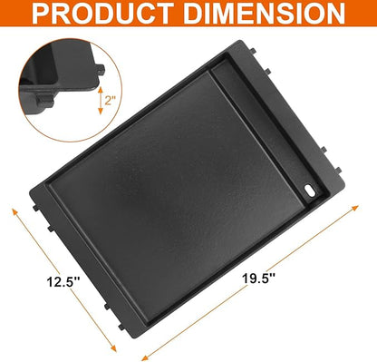 BBQ Future 7566 Grill Griddle for Weber Genesis 300 Series E-310 S-310 E-320 S-320 E-330 S-330 EP-310 CEP-310 EP-320 CEP-320 EP-330 CEP-330, Replacement part Cast Iron Grill 7566 Parts