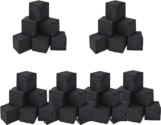WYNN Premium Hookah Coconut Charcoal-Hexagonal,Crescent,Cube,and Flat Shapes, 1 Kg Pack, Long Lasting, Low Ash-No Headache-No Odor-All Natural (Flat)