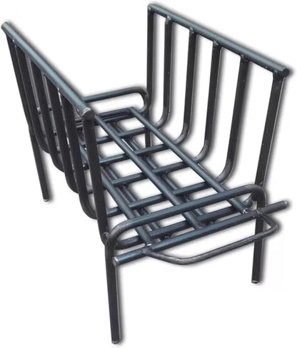 Argentine Iron Grill asado brasero parrilla. Premium Brasero. Brazier (Iron). Movable Brazier (19.2 x 8 inches)