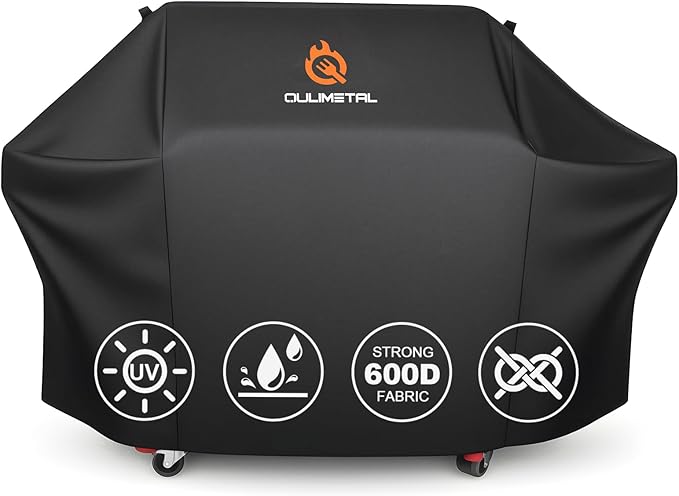 72 inch BBQ Grill Cover - 600D BBQ Cover for Outdoor Grill Heavy Duty and Waterproof,Large Barbecue Gas Grill Covers for Weber,Char-Broil,Nexgrill,Monument,Dyna-glo,Brinkmann and More