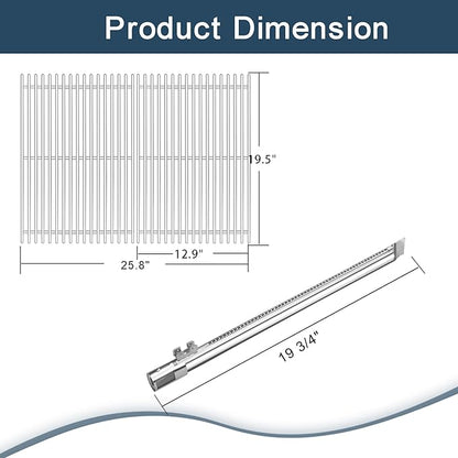 Flavorizer Bars,Heat Deflectors,Grill Burner and Grill Grid for Weber Genesis II 300/LX 300, GS4 Genesis ii E-310 ii E-315 ii E/S335 ii se-335 Grill
