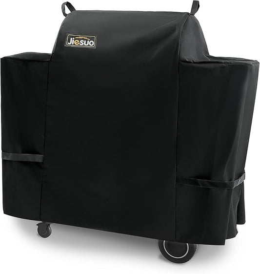 Cover for Traeger Ironwood 650 Grills, Heavy Duty Waterproof Wood Pellet Grill Smoker Covers, Outdoor Full Length Grill Cover