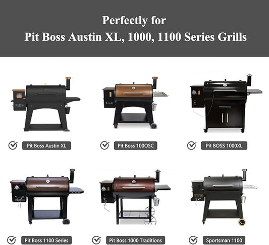 Uniflasy Warming Rack for Pit Boss Austin XL 1000 1100 Series Grills, Stainless Steel Upper Cooking Grate Replacement for Pit Boss Austin XL Rancher XL 1000 Sportsman 1000, Foldable BBQ Grill Top Rack