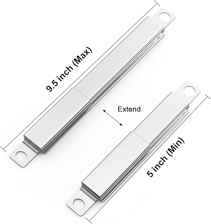 Hisencn 304 Stainless Steel Carryover Tube Replacement for Charbroil Gas Grill, Crossover Tubes for Charbroil Grill Replacement Parts, Universal Crossover Tubes for Kenmore and Others Most Grills