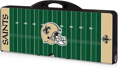 Picnic TIME NFL Football Field Folding Picnic Table, Camping Table, Outdoor Table with Umbrella Hole