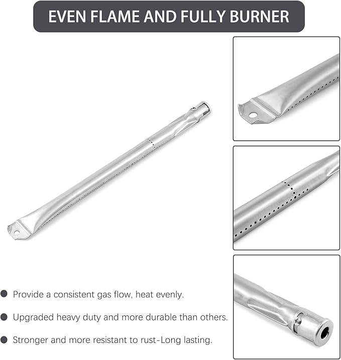 GR2205723-OG-00 162193 Heat Shield 6 Burner Grill Replacement Parts for Outdoor Gourmet Grill FSOGBG1108 GR2205723-OG-00 GAS-6B0001 Tube Burner UFHP2 Heat Plates GR2323101-OG-00 Electrode Igniter