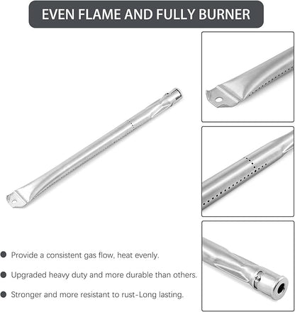 GR2205723-OG-00 162193 Heat Shield 6 Burner Grill Replacement Parts for Outdoor Gourmet Grill FSOGBG1108 GR2205723-OG-00 GAS-6B0001 Tube Burner UFHP2 Heat Plates GR2323101-OG-00 Electrode Igniter