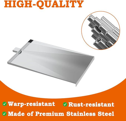 DELSbbq SUB025 Drip Tray for Traeger Grill, Bronson 20 BBQ055 Junior Elite 20 Tailgater 20 Drip Pan Replacement Parts Kit for Traeger Grease Tray TFB29PLB TFB29LZB TFB29LZA