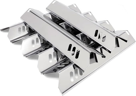 Criditpid Grill Replacement Parts for Dyna Glo 6 Burner DGB610SSP DGF600SSP DGF493BNP DGF510SBP DGH483CRP DGF493PNP, 15 inch Grill Heat Plates Shield for Outdoor Gourmet Grill Parts GR2205723-OG-00.