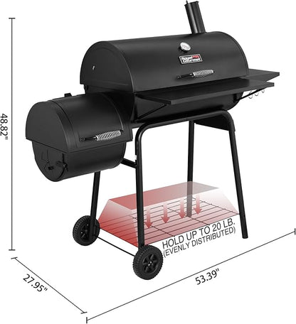 Royal Gourmet 30" Grill and Smoker with 811 Sq Inch Cooking Surface and Kingsford 16 lb Original Charcoal Briquettes