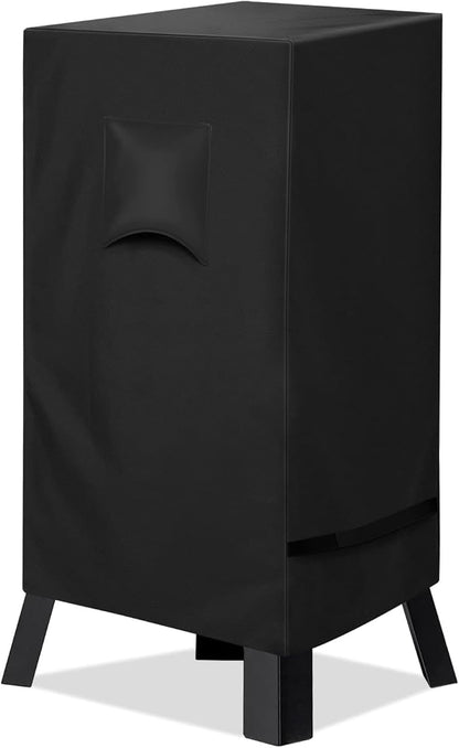 iCOVER 40 inch Smoker Cover for Masterbuilt - 25.5" LX19 D X 40" H 600D Square Smokers Covers Water Proof Canvas Heavy Duty for 40-Inch Electric Vertical BBQ, Black