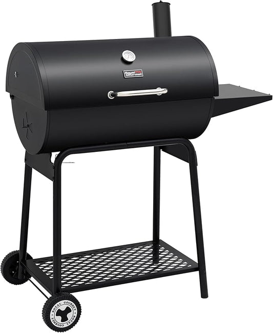 Royal Gourmet 30 Barrel 627 sq in Charcoal Grill Bundle with Kingsford 16 lb Original Charcoal Briquettes