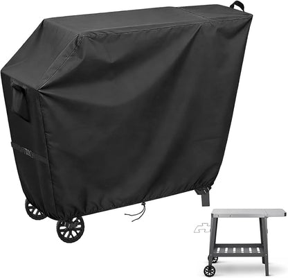 Grill Cart Cover 21x39x33in 600D Waterproof Black