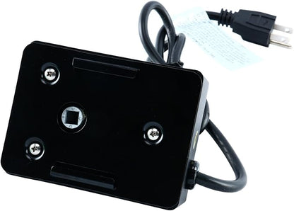 Homend Universal Grill Electric Replacement Rotisserie Motor 120 volt 4 Watt On/Off Switch, Black (Black)
