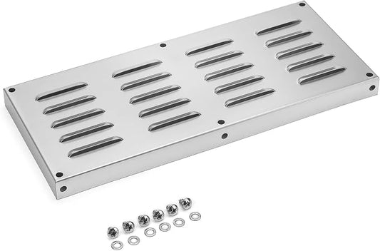 Skyflame Stainless Steel Cubic Venting Panel, 15-Inch by 6-1/2-Inch | Outdoor Masonry Fire Pits/Fireplaces, Kitchen Island
