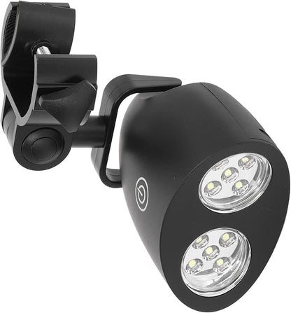 Barbecue Grill Light with 10 LED Lights, Wireless Camping Emergency Light for Gas Charcoal Electric Grill, Adjustable Clamp Touch Control 3 Brightness Modes
